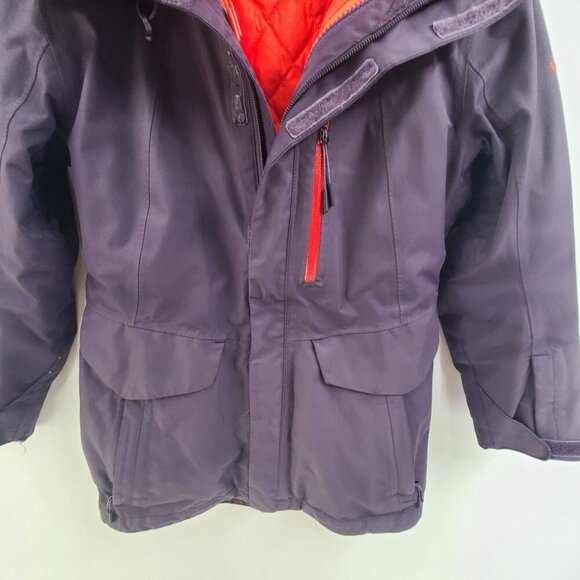 The North Face purple and orange women’s multi layer hooded ski coat size  XS - Picture 2 of 9